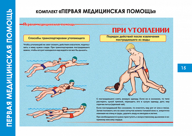 Плакаты по Первой медицинской помощи