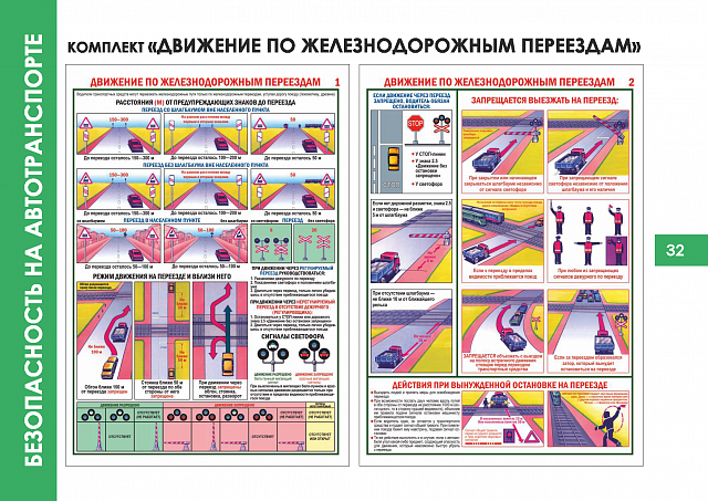 Плакаты по  Безопасности на автотранспорте