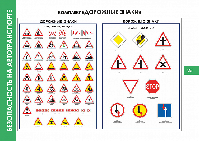 Плакаты по  Безопасности на автотранспорте