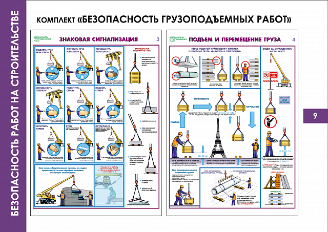 Плакаты по Безопасности работ на строительстве