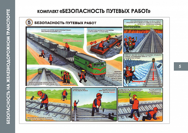 Плакаты по Безопасности на железнодорожном транспорте