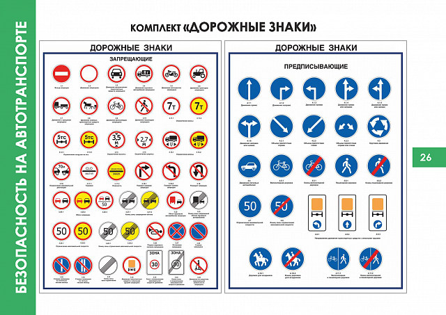 Плакаты по  Безопасности на автотранспорте