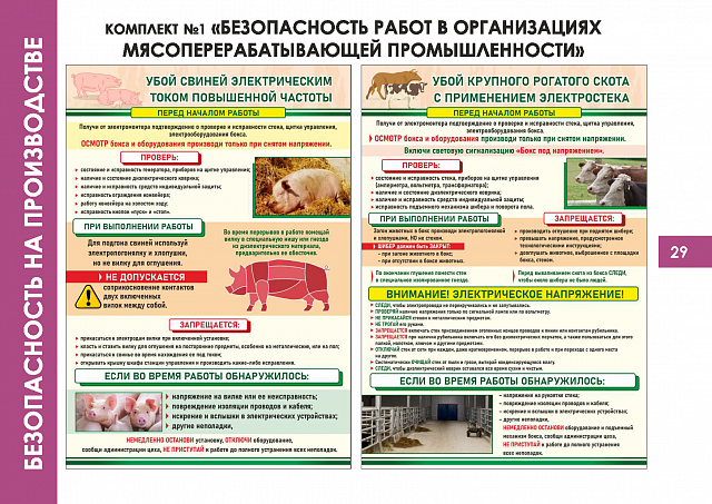 Плакаты по Безопасности на производстве