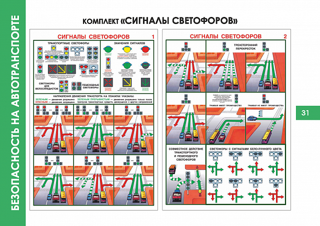 Плакаты по  Безопасности на автотранспорте