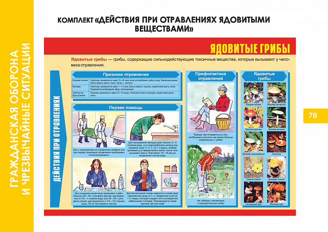 Плакаты по Гражданской обороне и чрезвычайным ситуациям