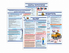Плакаты по  Профессиям и видам работ