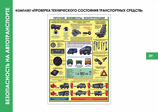 Плакаты по  Безопасности на автотранспорте