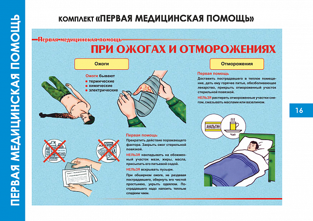 Плакаты по Первой медицинской помощи